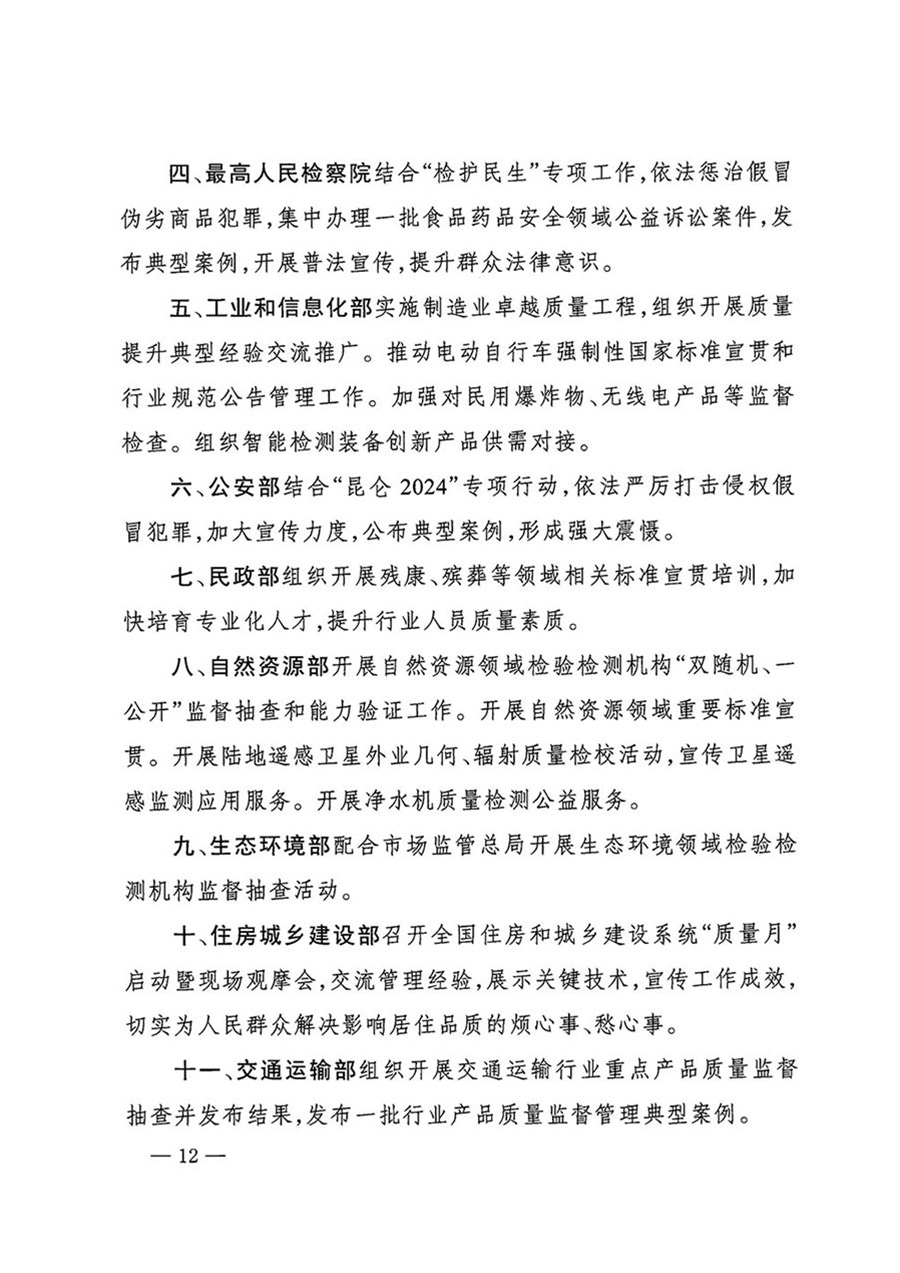 中國質(zhì)量檢驗(yàn)協(xié)會(huì)關(guān)于轉(zhuǎn)發(fā)《關(guān)于開展2024年全國“質(zhì)量月”活動(dòng)的通知》的函(質(zhì)檢協(xié)函〔2024〕116號)